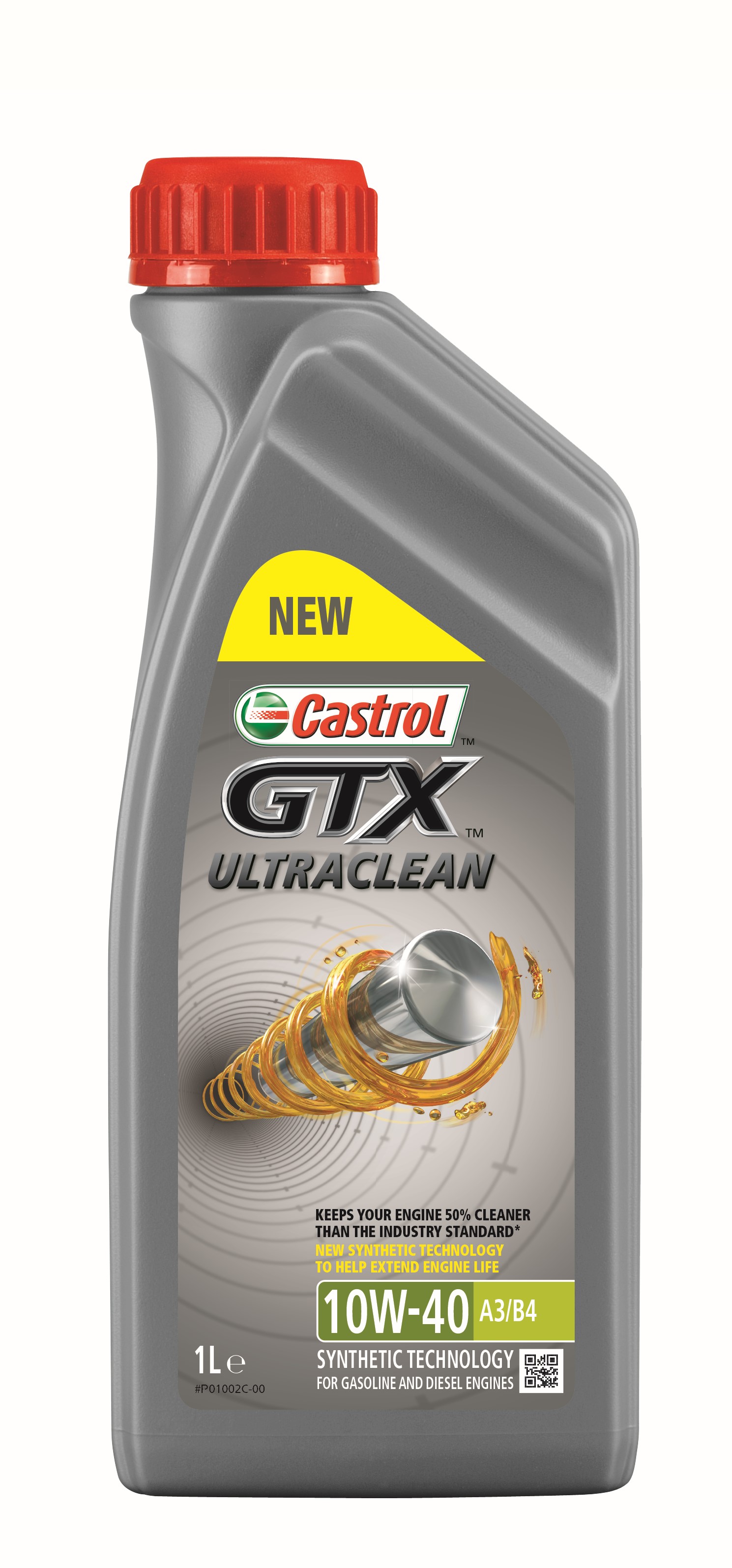 GTX 10W40 Ultraclean A3 B4 Olie 1 Liter Castrol Landberg Dk